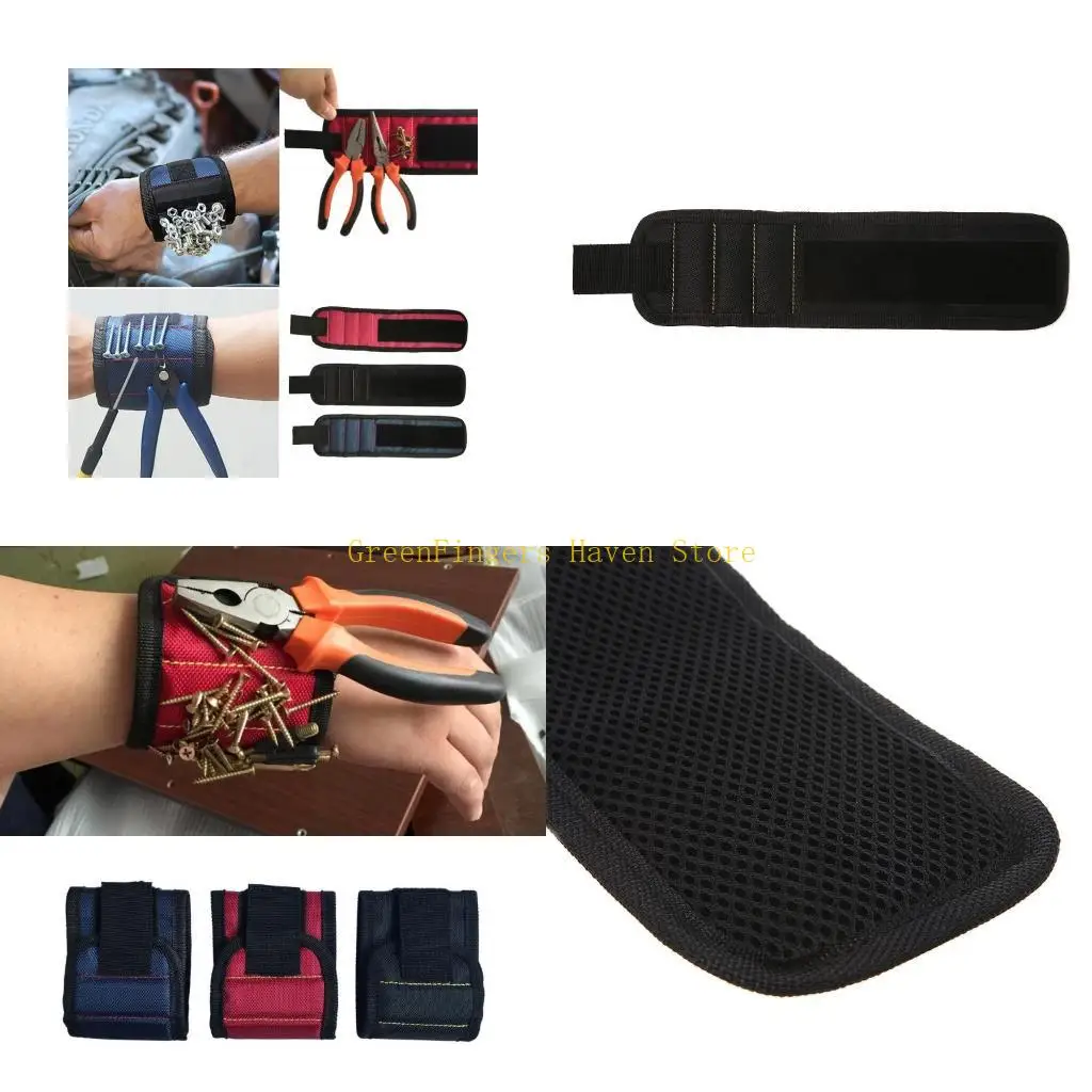 F68D Strong Wristband Wrist Band Tool Set Belt Bracelet For Holding Scre