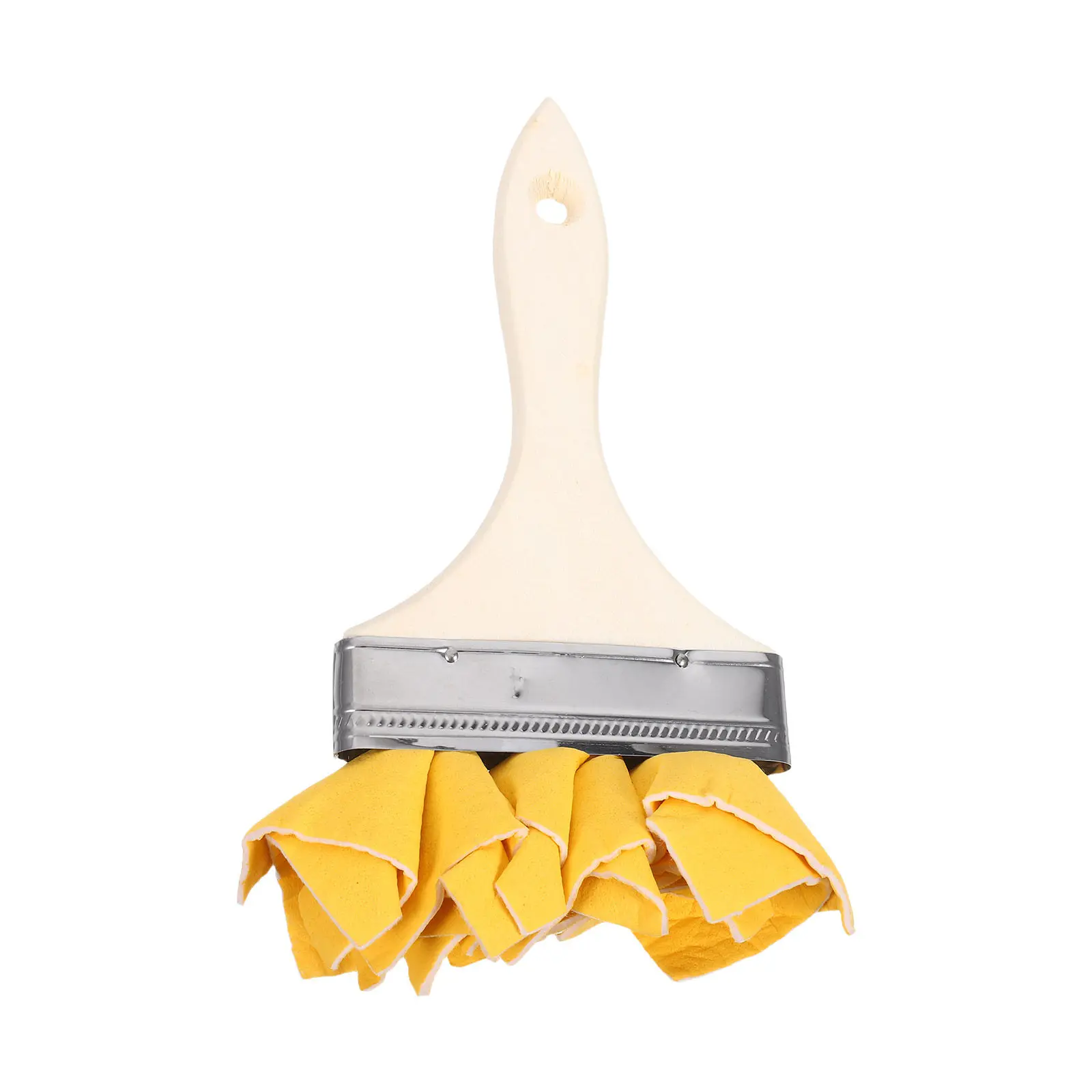 

Кисть для рисования из овечьей шерсти с деревянной ручкой для акриловых и масляных красок, для росписи стен, многоразовая, с натуральной щетиной, для текстурной росписи