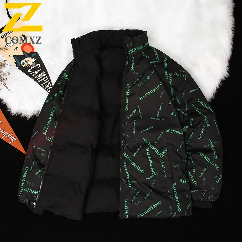 الرجال الشتاء عكسها وسادة مبطنة الحرارية على الوجهين سترة الخبز نمط معطف يندبروف سميكة صوف مبطن ملابس خارجية2025 #5