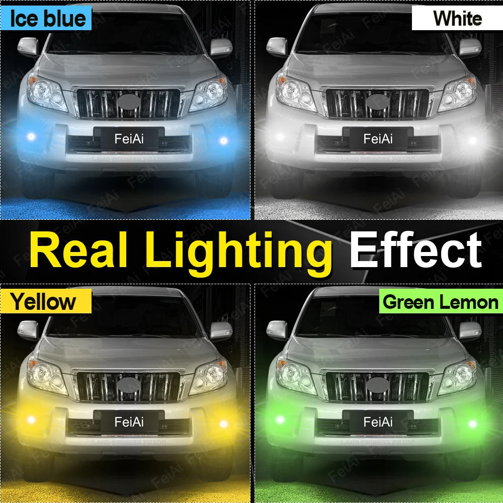LED Front Fog Lights For Toyota Land Cruiser Prado 120 150 J120 J150 2002-2005 2006 2007 2008 2009 2010 2011 2012 2013 2014 2015