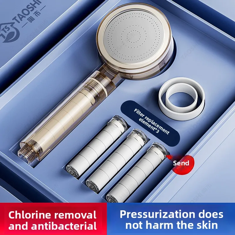 

Напорная душевая лейка с фильтром, водонагреватель, бытовой душ для ванной, очистка воды, дезинфекция, дорожная душевая лейка