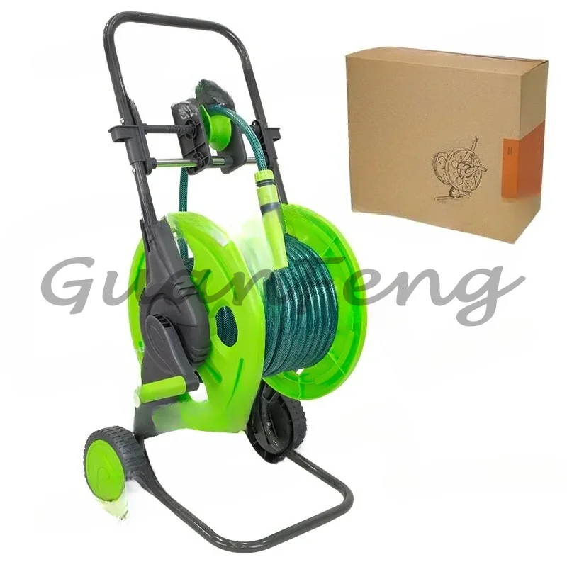 Hand push pulley labor-saving garden watering car wash household water pipe truck