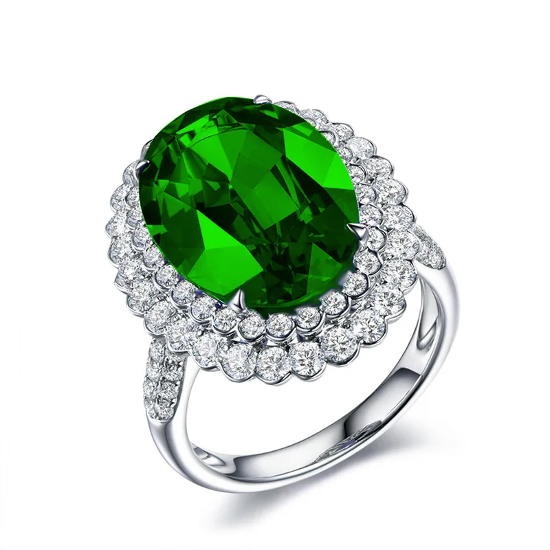 Bestseller - Dunkelblauer Tanzanit-Farbiger Rubin Offener 925 Sterling Silber Ring - Damen Verlobungsschmuck – Detail 6