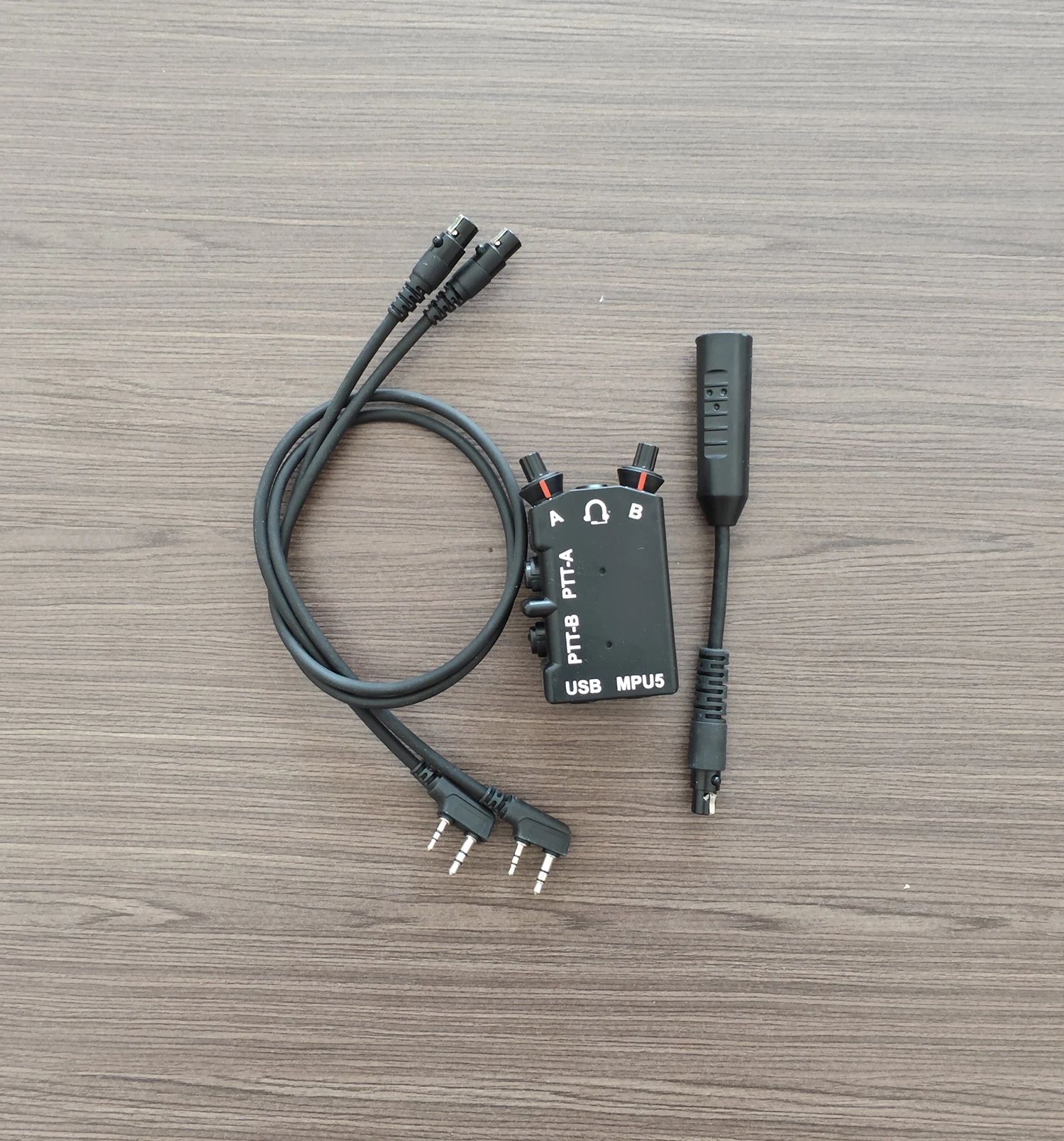 K-Head Connector Earphones PTT Dual Communication Tactical Walkie Talkie Wireless Shell Button