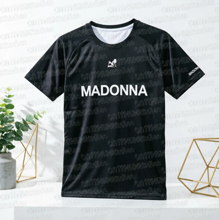 Madonna Confessions II Album Tour Unisex T-Shirt, 2026 Sommer Neu Kurzarm Mode Familienoutfit – Detail 4