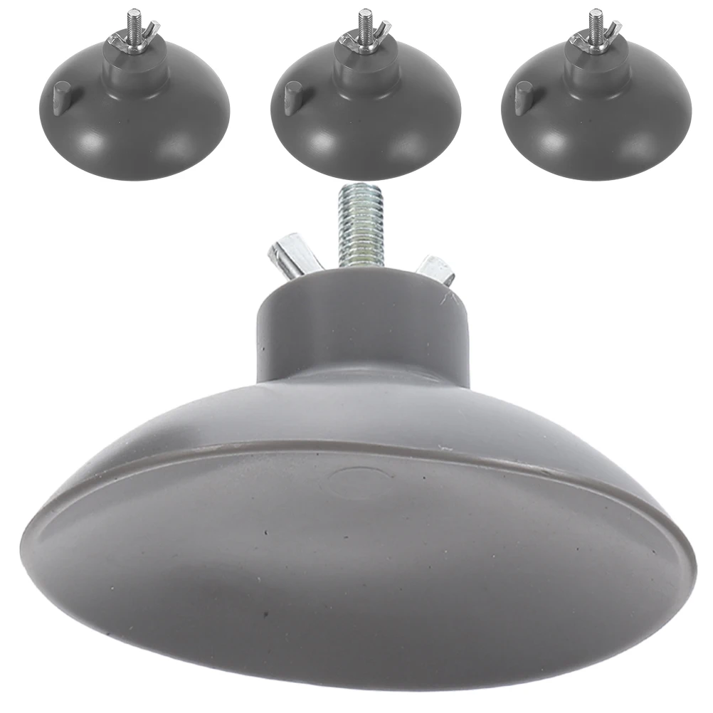 

4 шт., ножки на присоске, материал ПВХ, сверхмощный большой размер, запасные части, машина для картофеля фри, пластик, прозрачный маленький