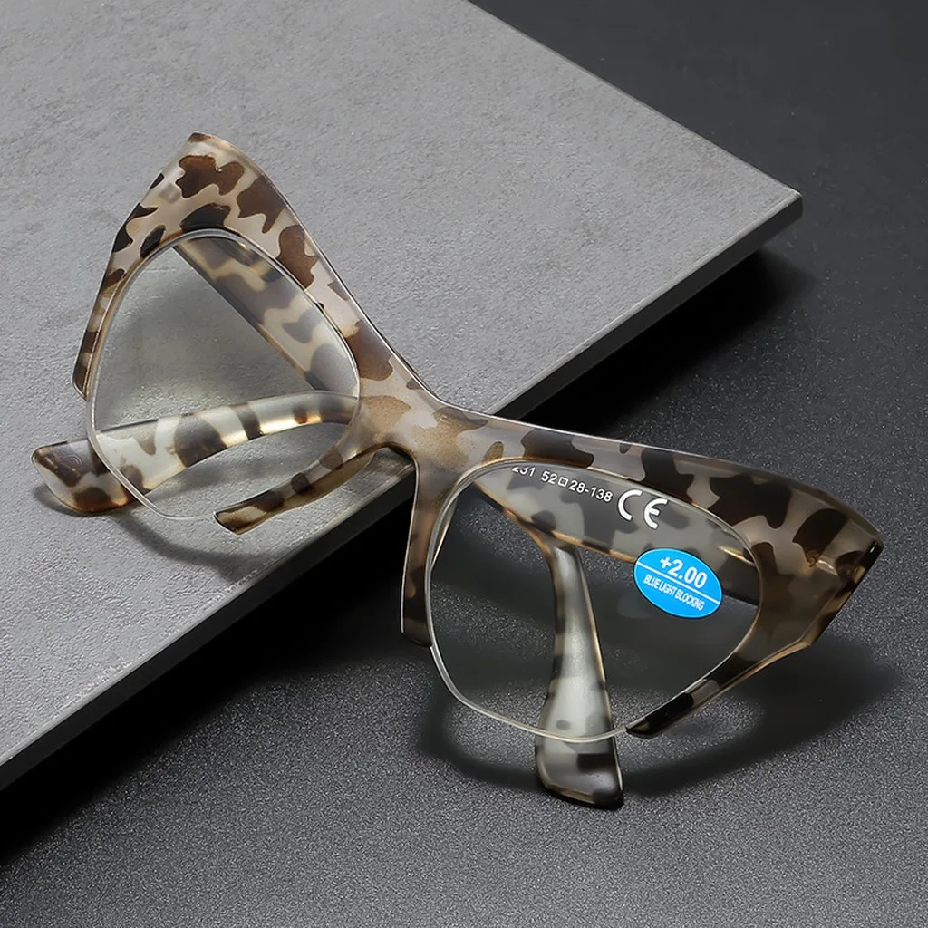 Brand Brand Cat-eye Half Frame Blue Light Blocking Magnifing Lens Man Eyepiece Plus Presbyopia Glasses 0+1+1.5+2.0+2.5+3.0+3.5+4.0 - Aliexpress Deal