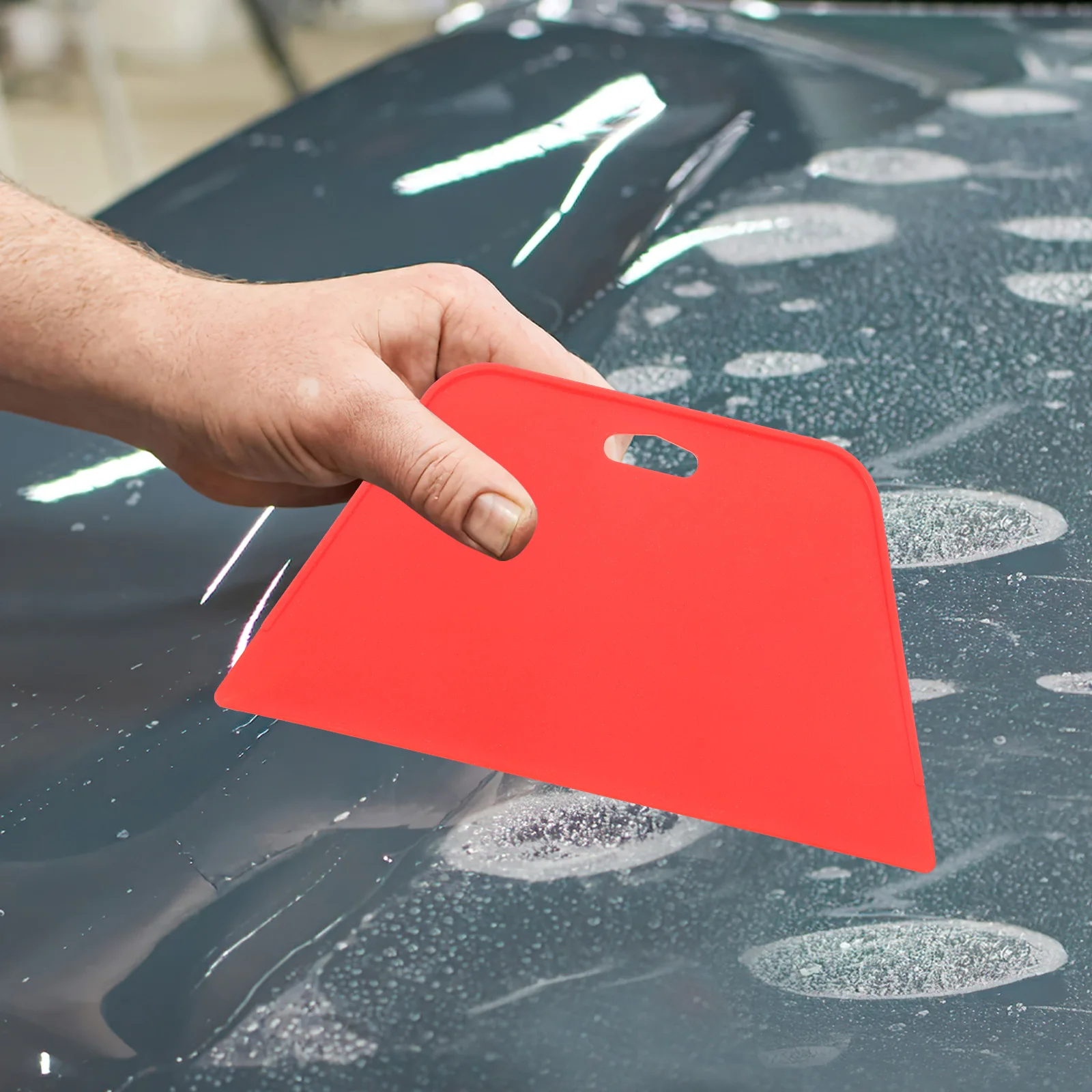 

2pcs Wallpaper Tools Peel Stick Scraper Felt Edge Smoothing Application Durable ABS PP Material Efficient Squeegee for