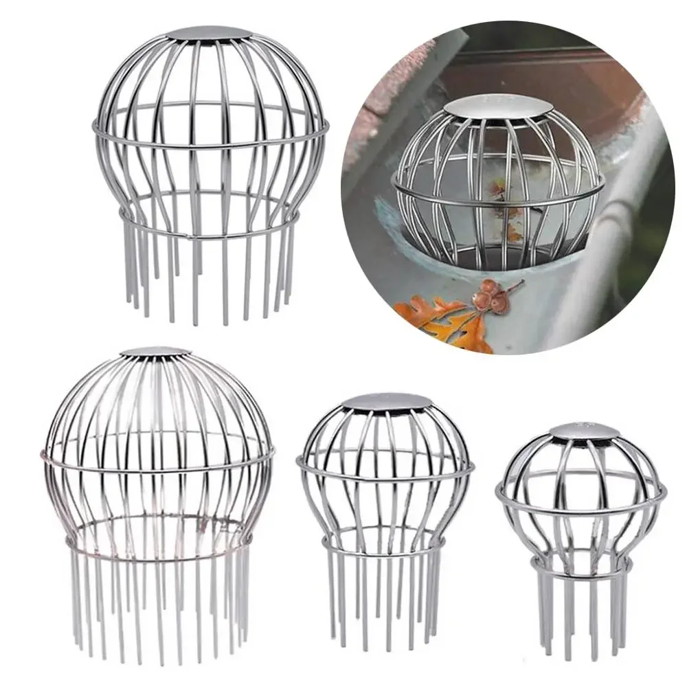 304  Drain Outdoor Roof Down Pipe Gutter Balloon Guard Filter Strainer Gutter Protection Downspout Filter Filter to Prevent Leaf