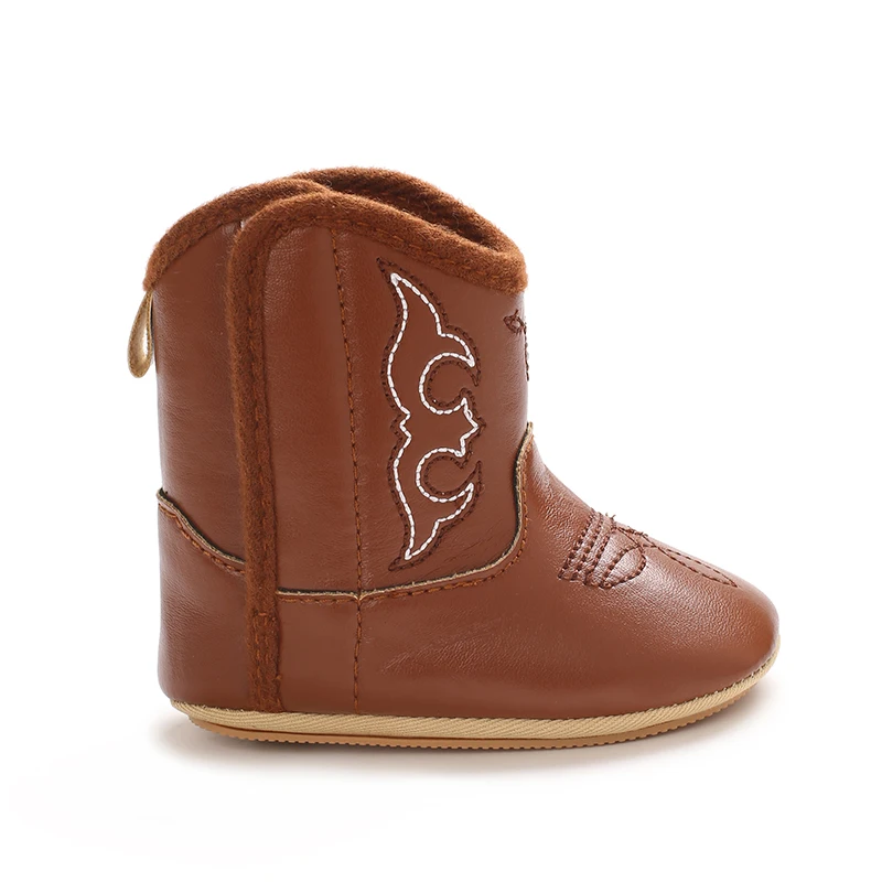 فالين سينا بولي Fashion موضة جديدة نمط أحذية أطفال لطيف جودة عالية لينة عدم الانزلاق وحيد 0-1 سنة الوليد أحذية مشي