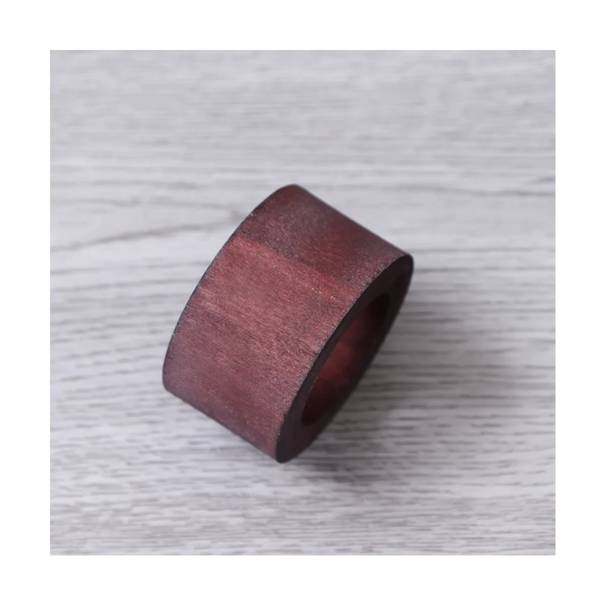 식탁 장식용 목재 냅킨 반지, 휴일 냅킨 거치대, 테이블 장식, 12 개