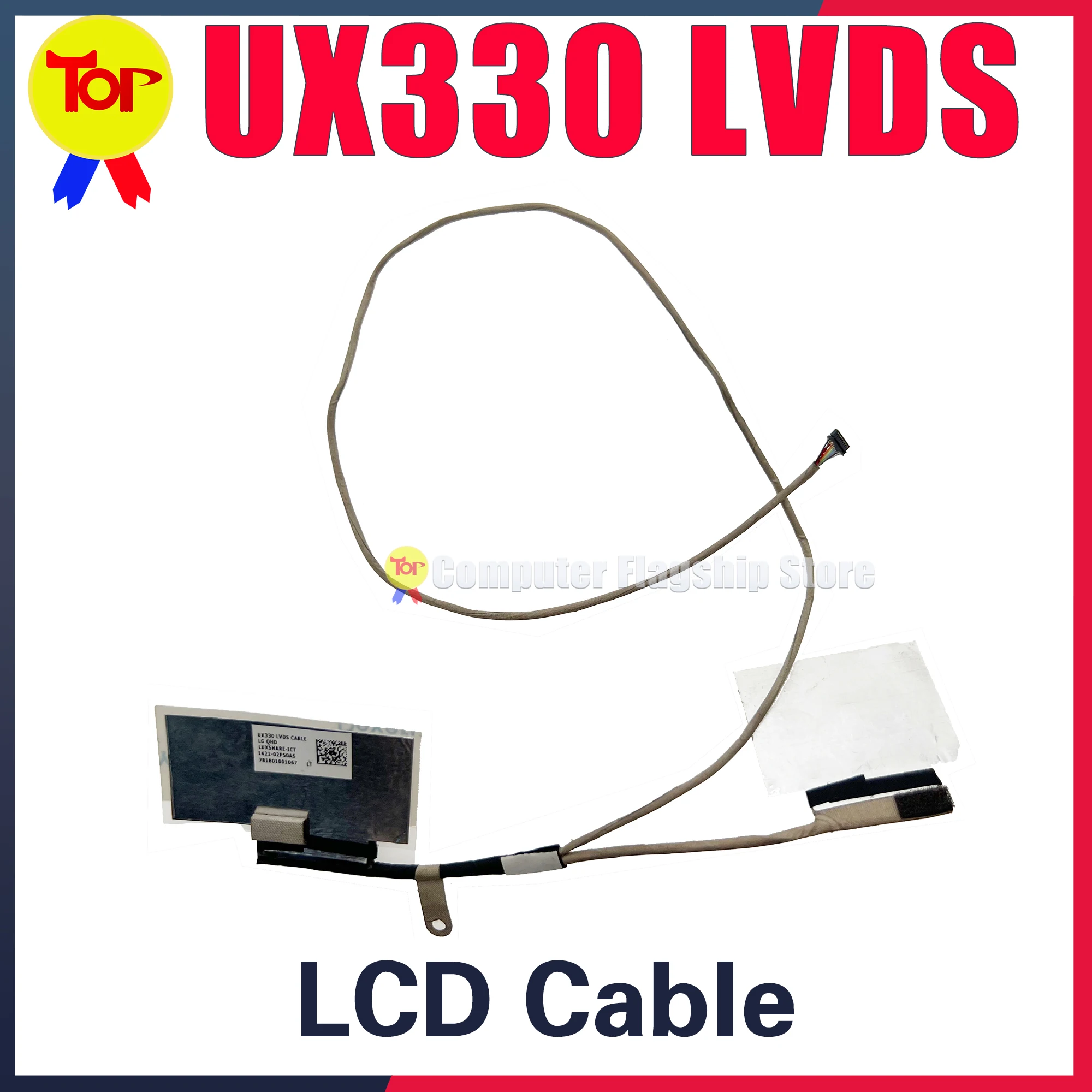 ASUS CABLE UX330 UX330UA UX330UAK UX330U UX330CAK UX330C UX330CA QHD 1422-02P50AS Laptop LCD LED Display Flex Video Screen Cable