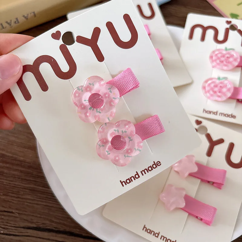 Детские-аксессуары-для-волос-розовый-набор-из-2-предметов-милые-заколки-с-фруктами-из-мультфильмов-нескользящие-зажимы-для-волос-небольшого-размера