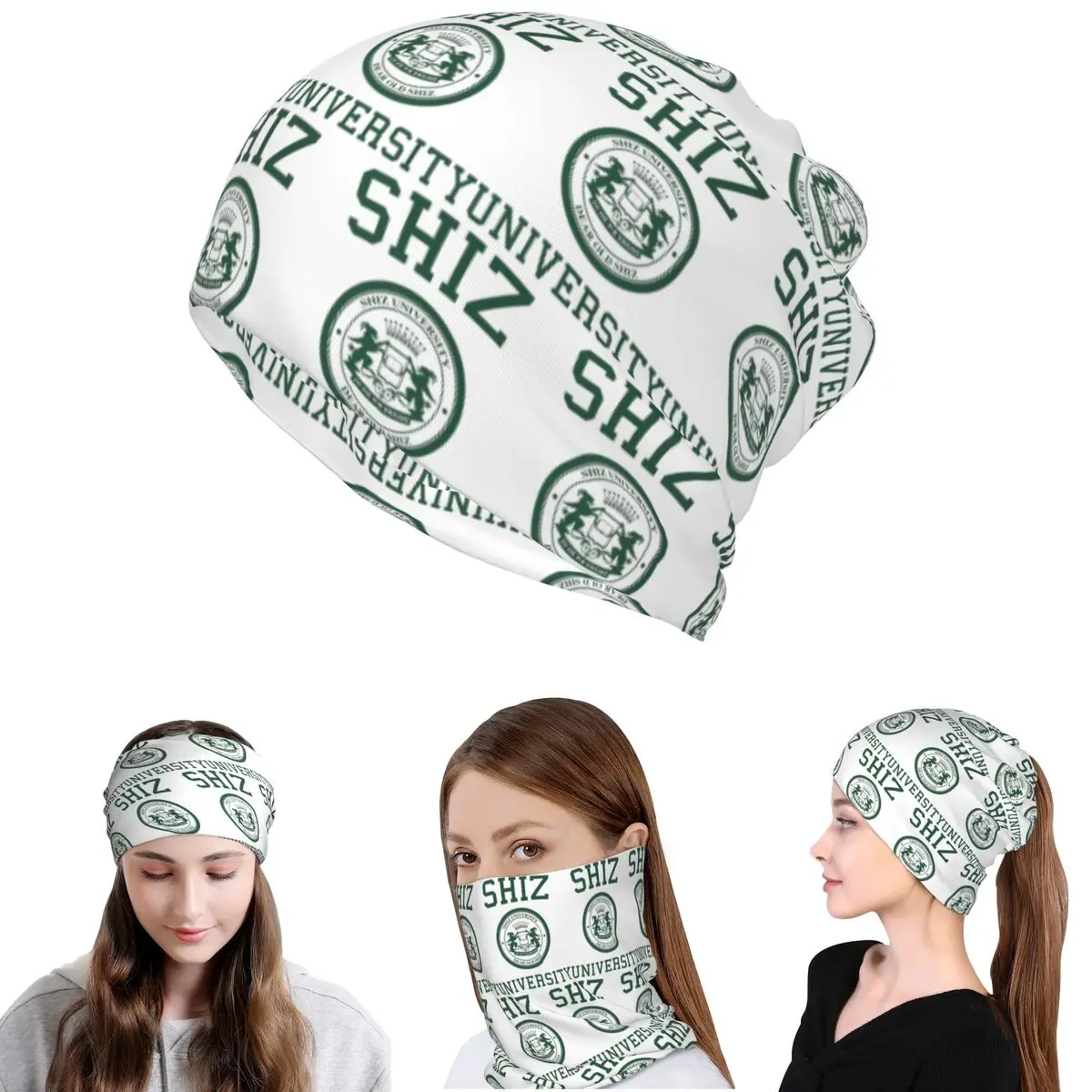 

Shiz University Design Bandana Neck Gaiter Wrap Mask Scarf Multi-use Balaclava Beanies Hat for Men Women Adult Winter