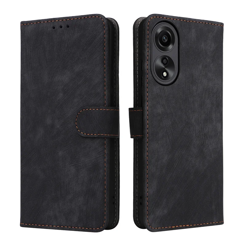 For OPPO A78 4G CPH2565 Case Wallet Anti-theft Brush Magnetic Flip Leather Case For OPPO A78 5G CPH2483 Phone Case