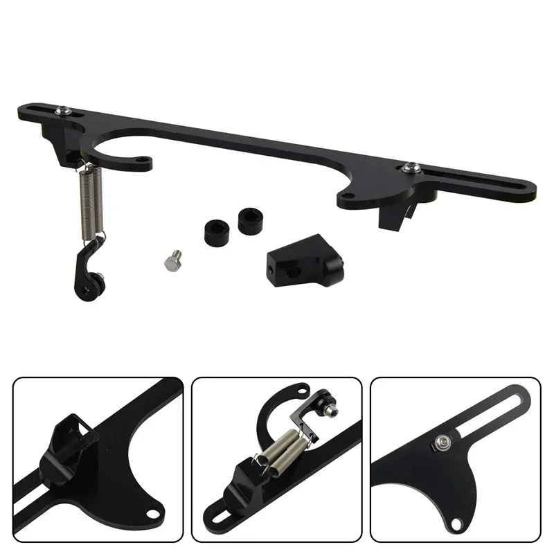 

Алюминиевый регулируемый кронштейн пружины возвратного троса дроссельной заслонки для карбюраторов серий 4150, 4160 Edelbrock Billet Performance, черный