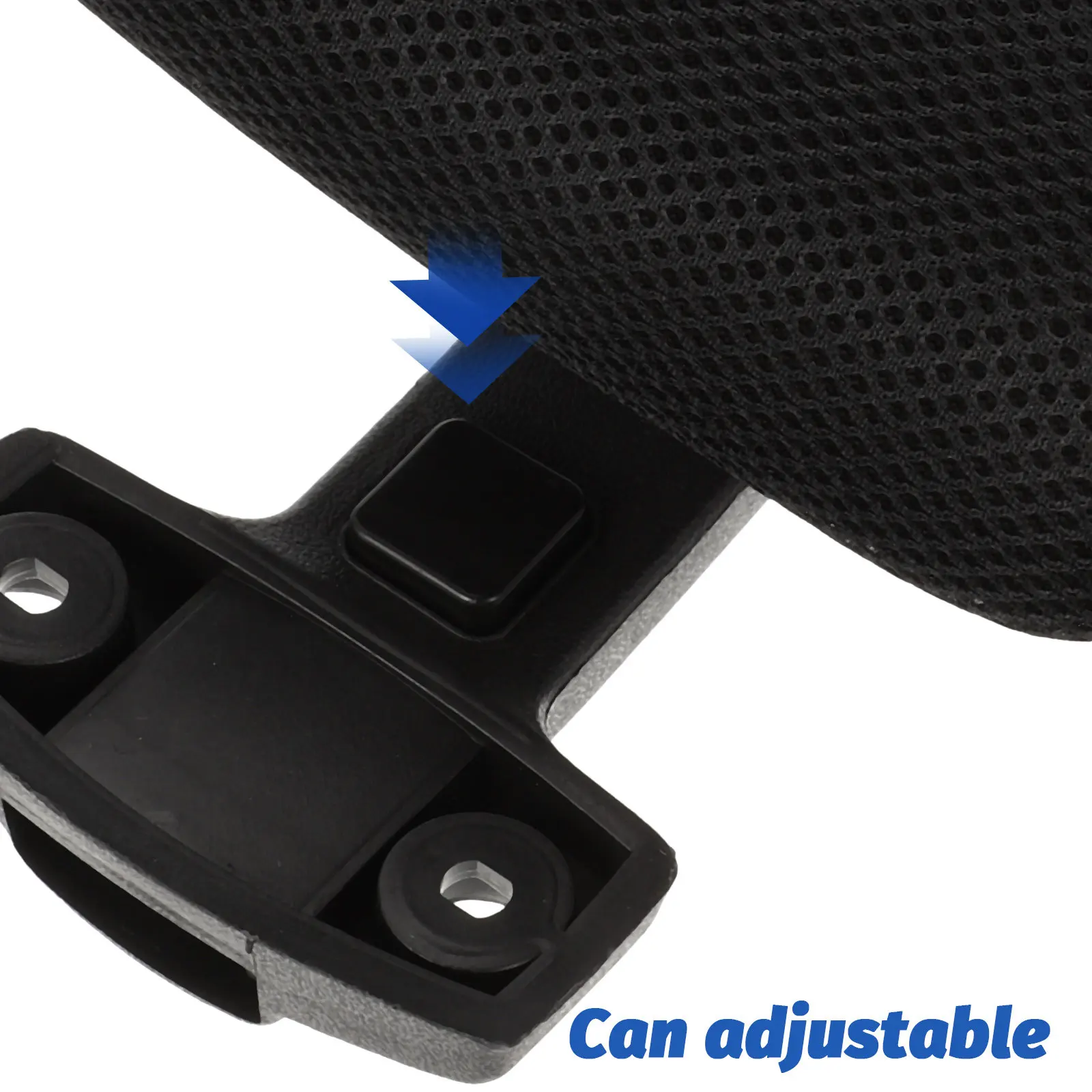 1Set Lift Adjustable Chair Headrest Easy Secure Clips Ergonomic Design Neck Support Home Office Computer Chair Headrest