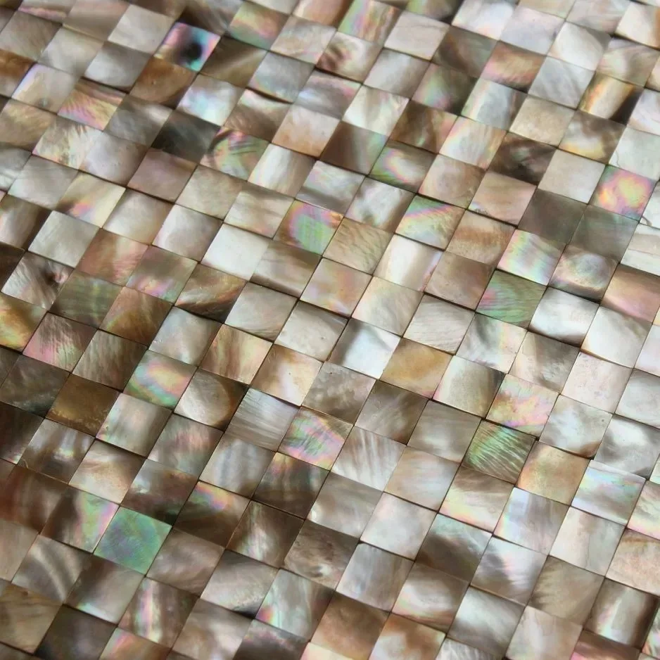 Seamless Mini Oyster Pen Shell Mosaic Mother of Pearl Kitchen Backsplash Bathroom Wall Tile MOP10072