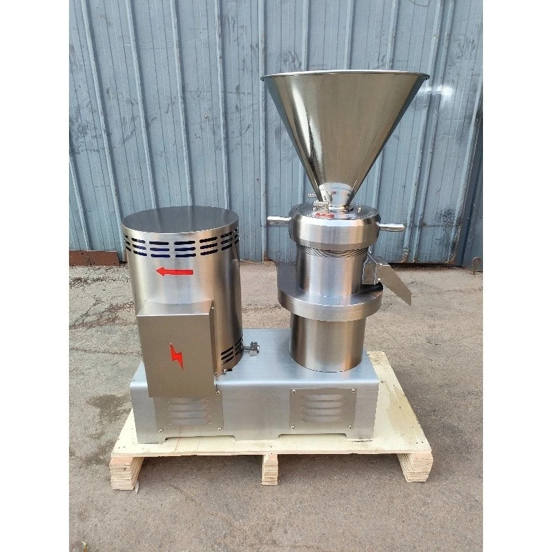 Automatic Onion Garlic Ginger Vegetable Fruit Paste Grinder Machine with Motor for Bakery and Fruit Processing Plant
