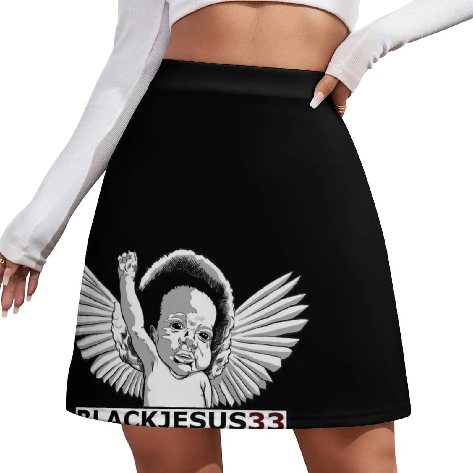 

Militant Cherub Logo Mini Skirt mini skirts skirt women Women's summer dress korean style clothing Mini Skirt