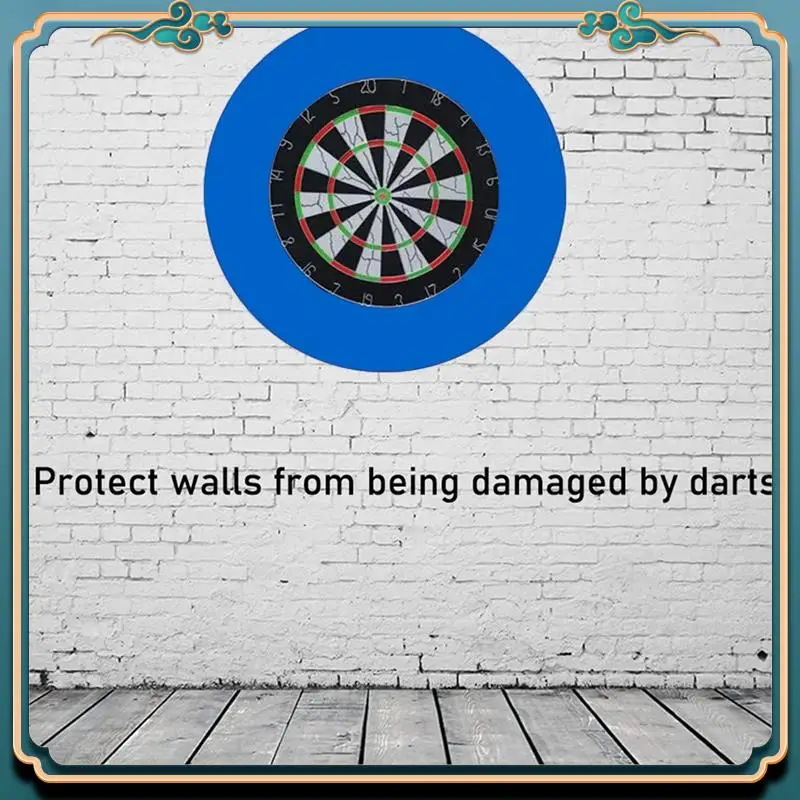 ダーツボードサラウンド壁プロテクター Eva スプライシングダーツボードバックボードサラウンド、壁保護 18 インチダーツボード用使いやすい C