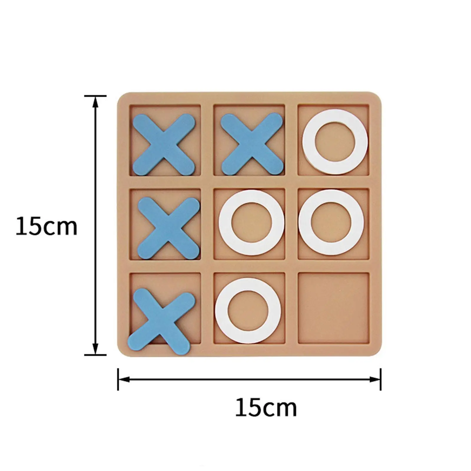 Tic TAC Toe Game Family Board Game Educational Classic Tabletop Blocks Brain Teaser for Indoor Outdoor Family Kids Adults Travel