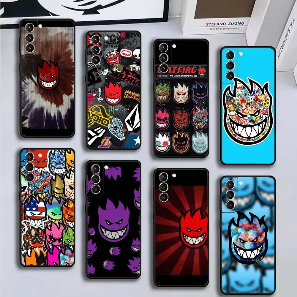 

Spitfire Phone Case For Samsung GalaxyA13,21s,22,31,32,52,53,71,72,73,Soft Black Cover
