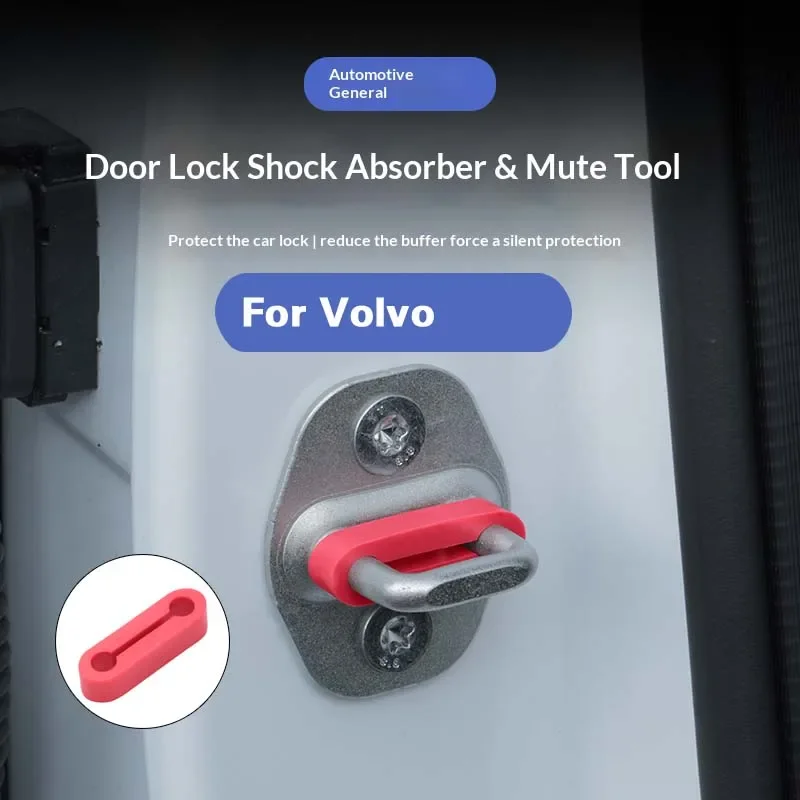 

Звуковой демпфер дверного замка для Volvo XC40 XC60 XC90 S60 S90 S80 C30 V40 V60 V70 Rattling STOP Звукоизоляционный глухокий уплотнитель