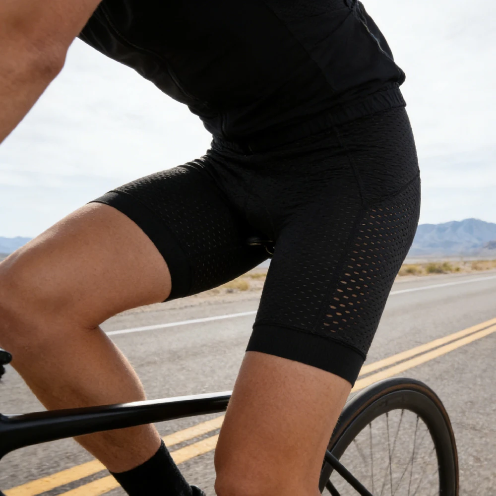 

1 шт. Мужские спортивные велосипедные шорты с 4D-подушечками, велосипедные шорты-вкладыши для MTB с противоскользящими вставками на штанинах