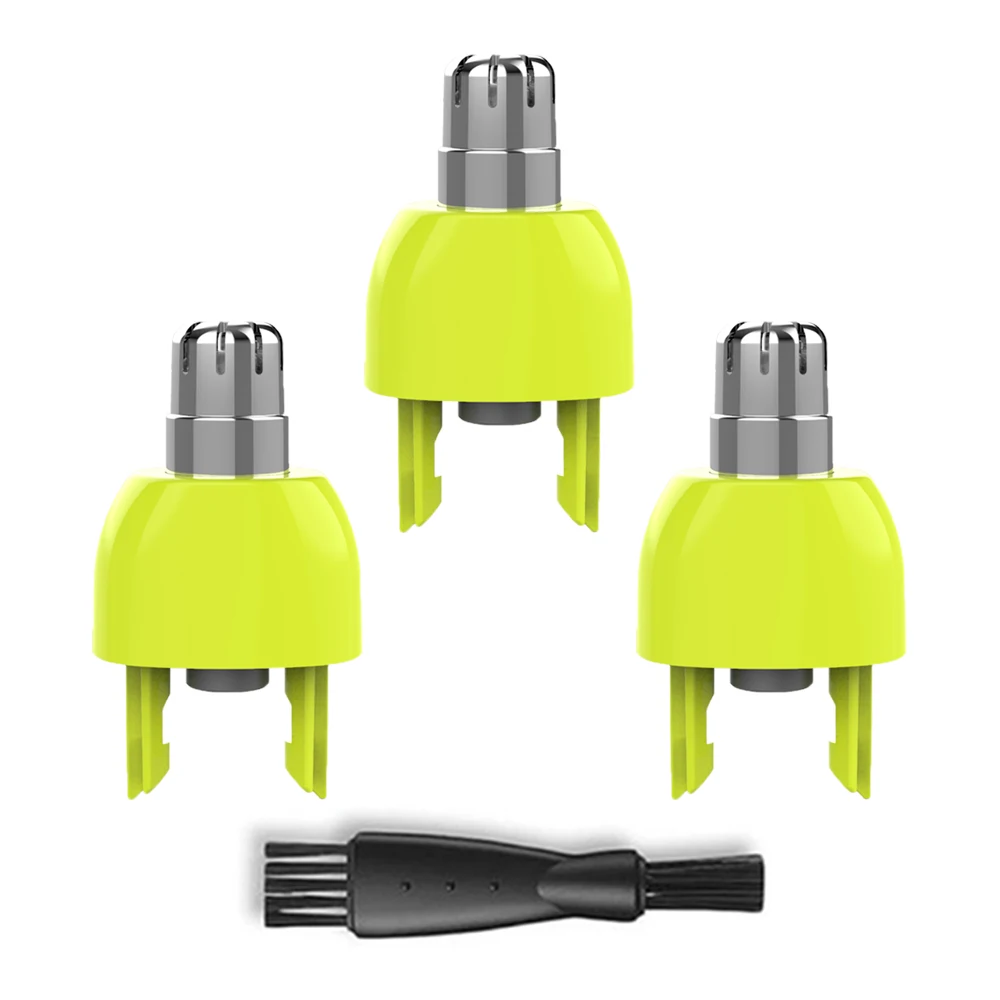 Brangdy Neushaartrimmer Vervangingskoppen voor Philips OneBlade QP2520 QP2630 QP6520 QP6530 Scheerapparaat Rinsable Dual Edge Blade