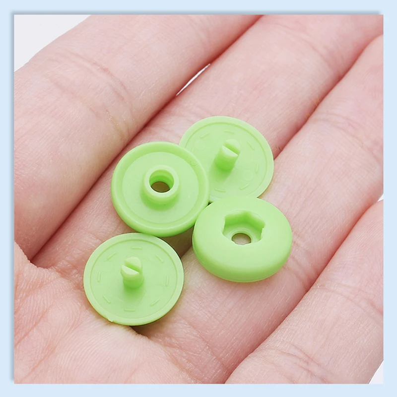 10set Plastic Snap Buttons For Clothing DIY Garment Press Stud Fasteners Used to Kids diapers Bibs Bag Folder Sewing Accessories