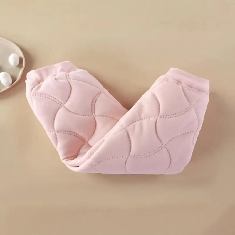 

2025 г., брюки на хлопковой подкладке для девочек, осенне-зимние утепленные брюки, удобные брюки, ветрозащитная детская одежда для детей 4–12 лет