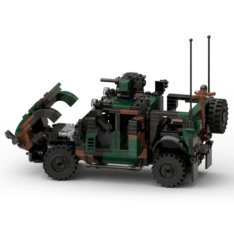 Moc Gebäude Ziegel Militär Auto Modell Bewaffnetes Fahrzeug M-ATV Technologie Modulare Blöcke Geschenke Spielzeug Für Kinder DIY Sets Montage