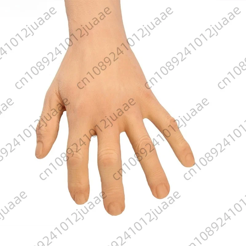 Silicone men's prosthetic after surgery Silicone hand model Silicone gloves simulated prosthetic limb