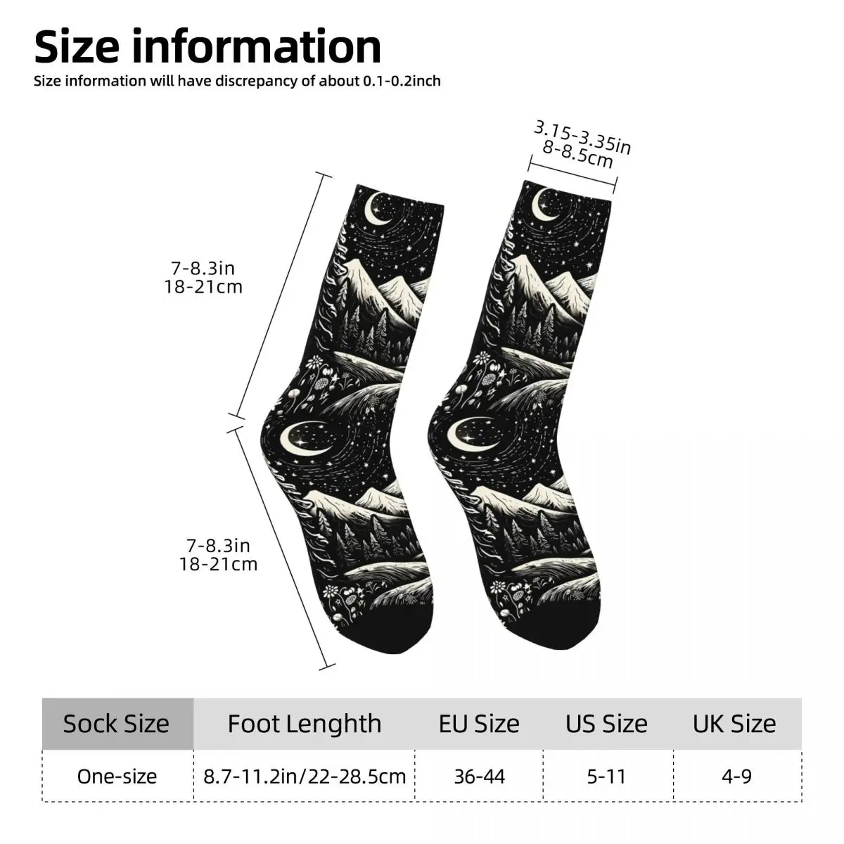 Raccoon Sock Printed Man Polyester