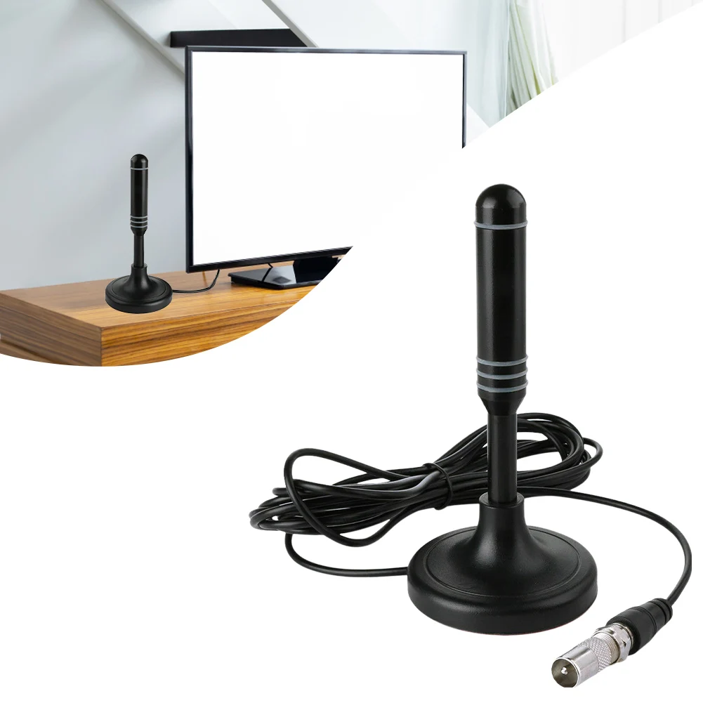 Антенна HDTV DVB-T DVB-T2 DAB Цифровая приемная антенна Plug and Play Крытая и наружная цифровая HD Freeview антенна для Smart TV ​