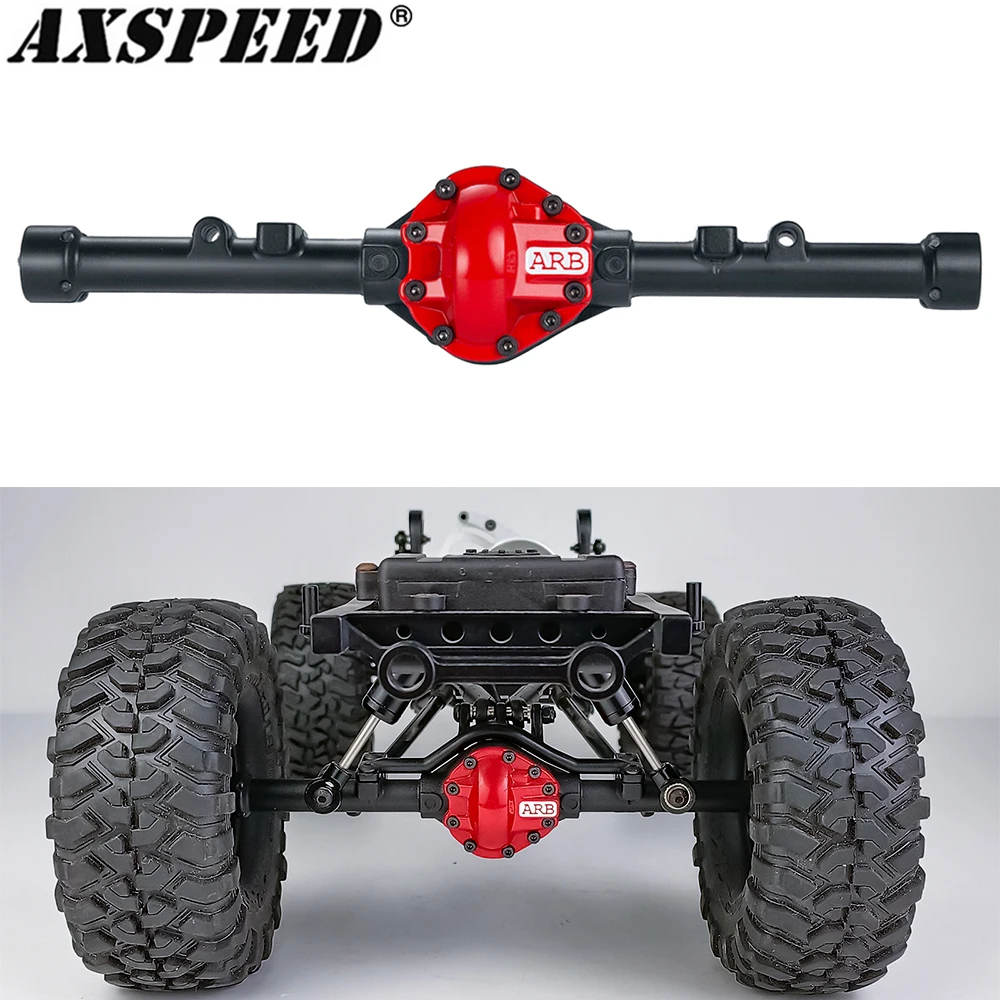 AXSPEED Metal ARB alloggiamento dell\'asse anteriore posteriore per D90 D110 4WD Gelande II 1/10 RC Crawler Truck Car Upgrade Parts