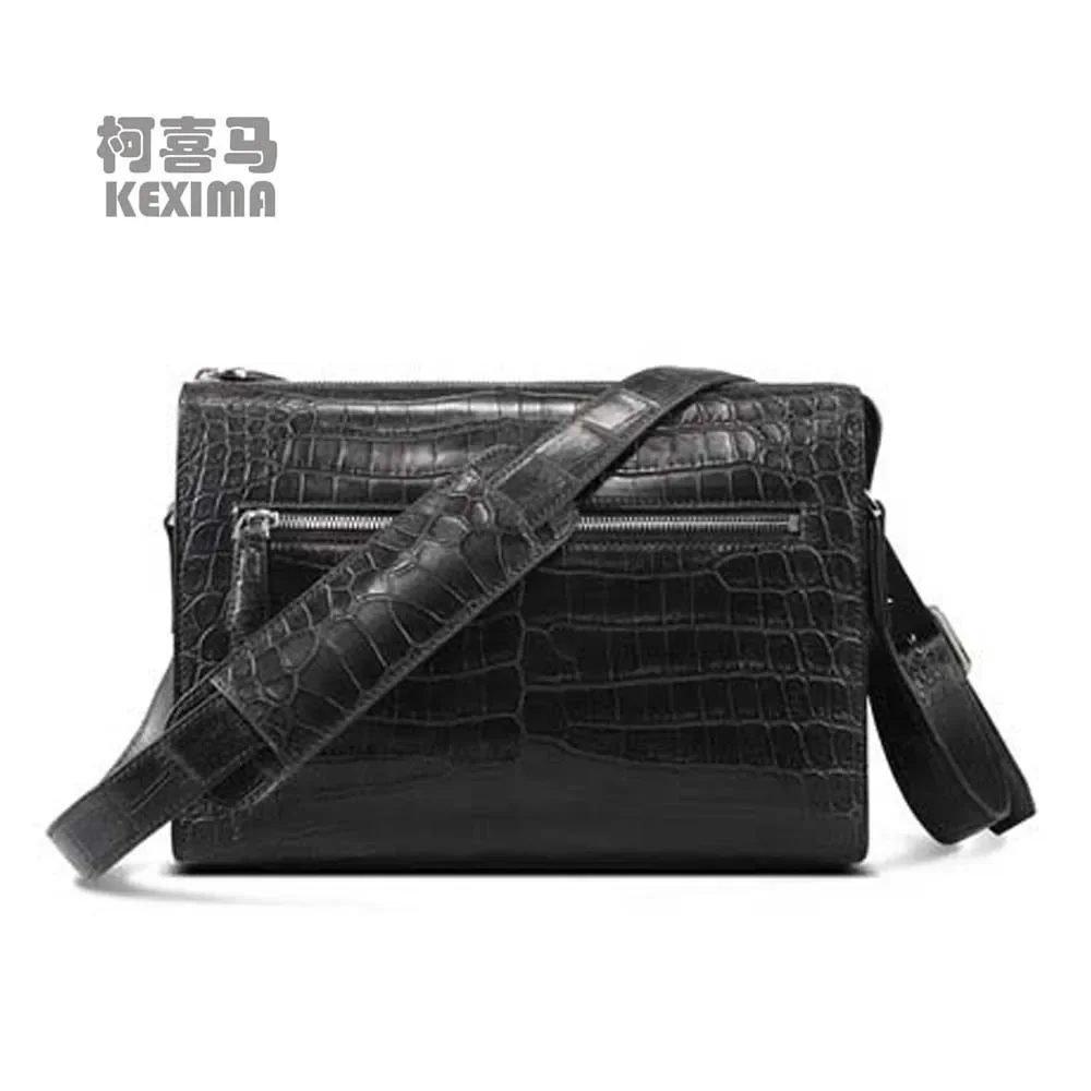 

cestbeau new crocodile shoes Single shoulder bag crocodile bag male Oblique cross package men bag