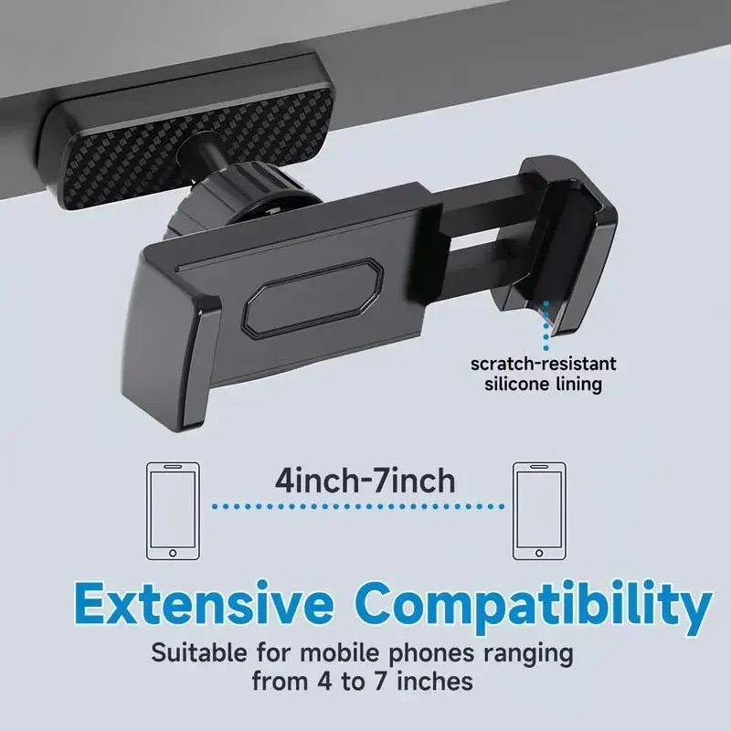 Magnetic Gym Phone Mount 360° Rotation Universal Lazy Phone Holder Handsfree Stand For Gym Car Kitchen Multi-scene - view 6