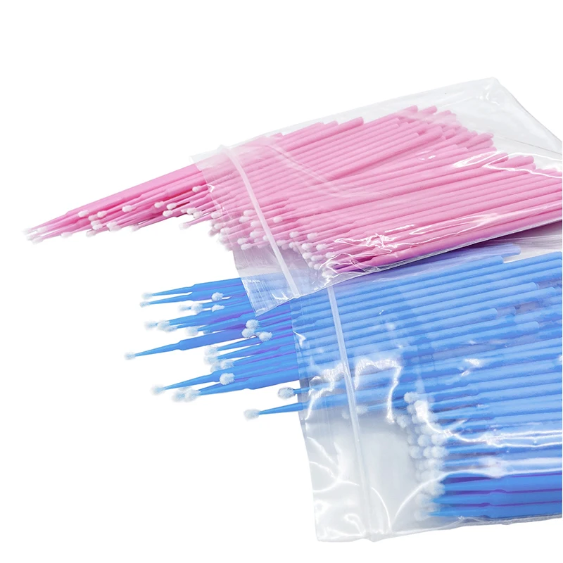 100PCS/Bottle Dental Disposable Micro Brushes Applicators Micro Brush Dentistry Odontologia Extension Tools Dentist Materials