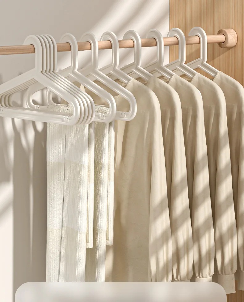 Plastic Non-slip Coat Rack Thicker Models Of Drying Rack Dormitory Household Non-marking Clothes Props Clothes Racks