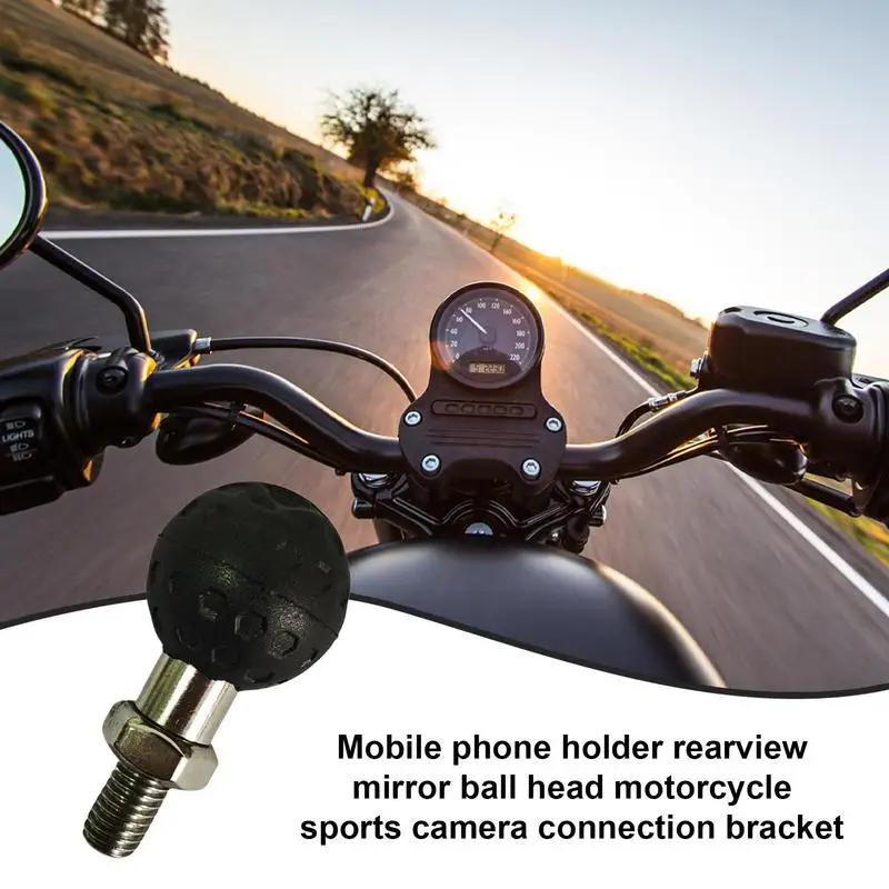 Handlebar Clamp Base For Motorcycle Ball Clamp Mount Base For Handlebar Shock-Absorbing Tool Heavy Duty Alloy Support For