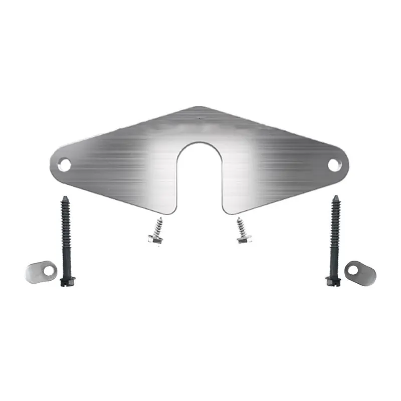 B97A-Outdoor Faucet Repair Spigot Mounting Plate No Faucet Removal Thick Aluminum Securing Plate
