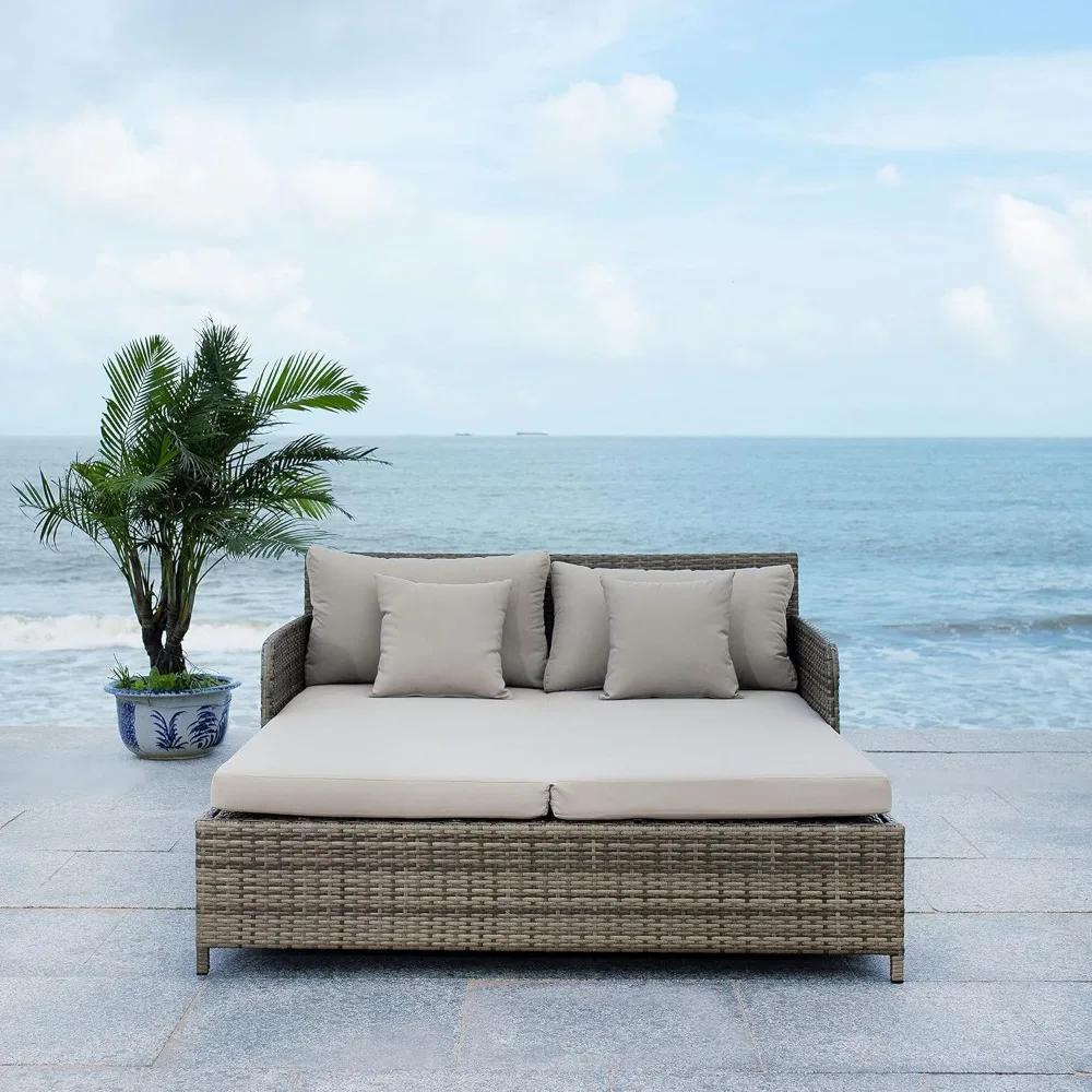 

PAT7500B Outdoor Collection Cadeo Grey Cushion Daybed