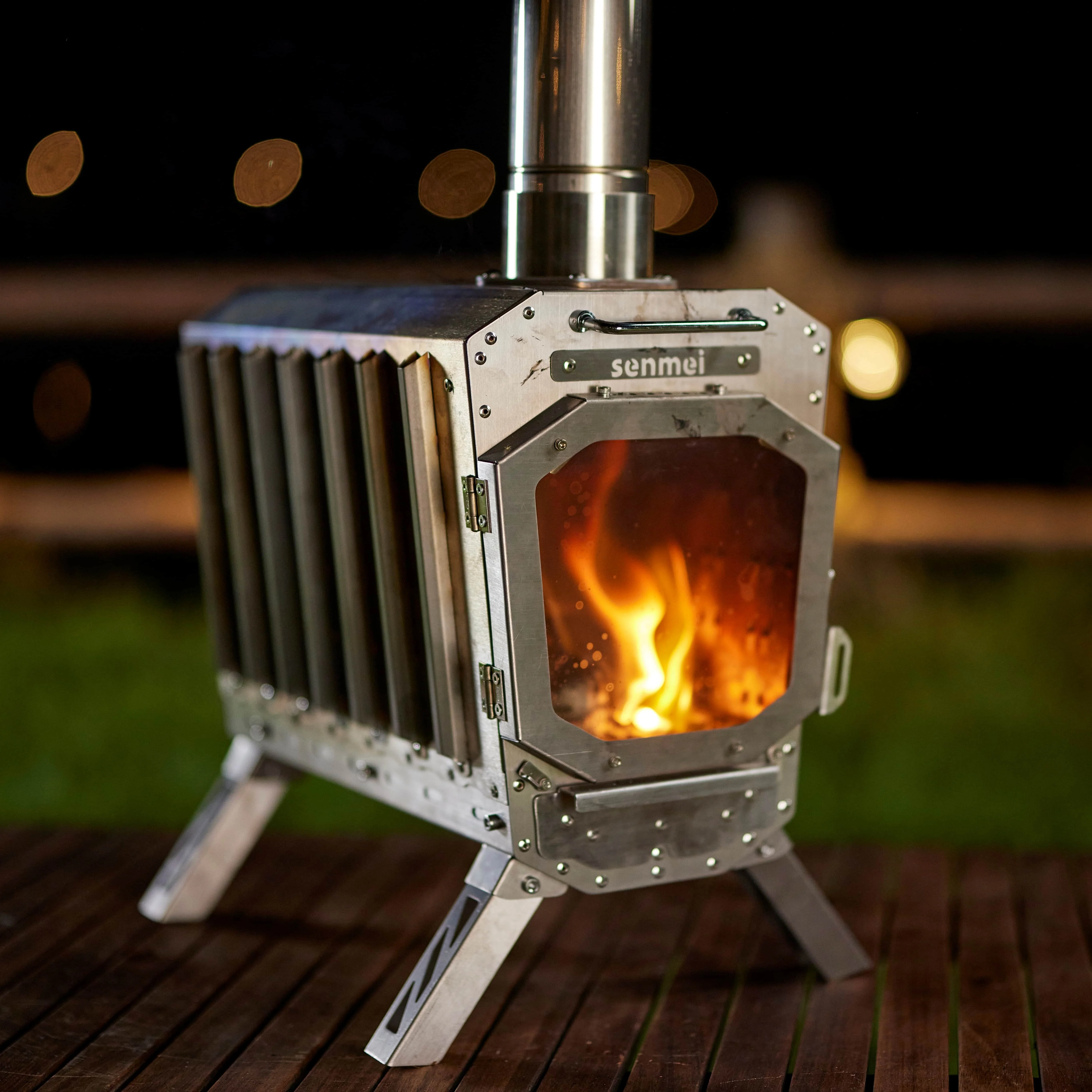 

Lightweight Compact Durable Portable Folding Wood Burning Outdoor Camping Stove Stainless Steel Camping Stove