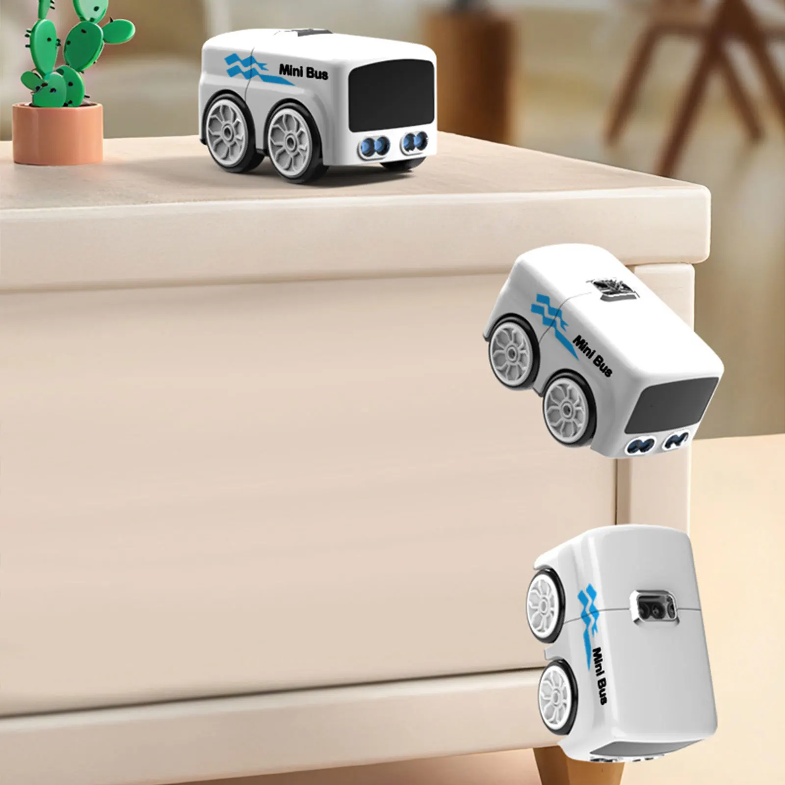 Steuerung Gestenerkennung Induktion Minibus Auto-Follow Line Tracking Smart Gesture Control RC Car Mini Bus für Kinder Desktop Play