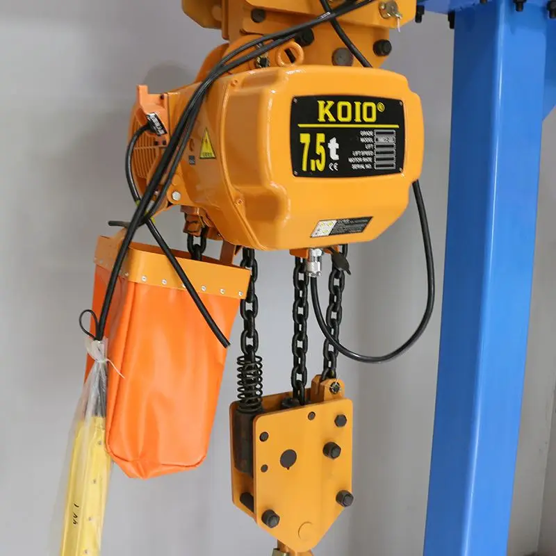 Durable Small Electric Chain Hoist 1 Ton Running Ghost Head Electric Chain Hoist For Truss