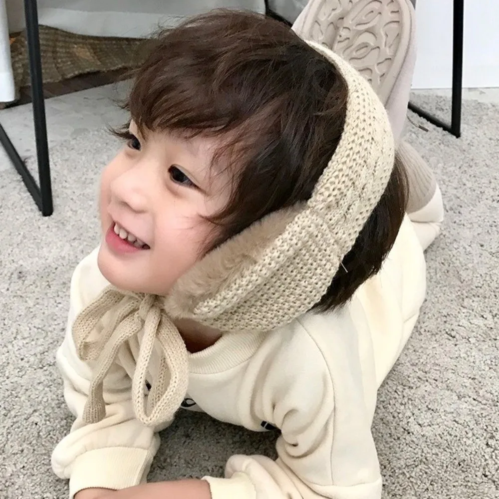 Cómodas orejeras gruesas a prueba de viento para invierno, diadema plegable de felpa, cubierta para las orejas, calentador de lana para exteriores, orejeras antifrío para niños