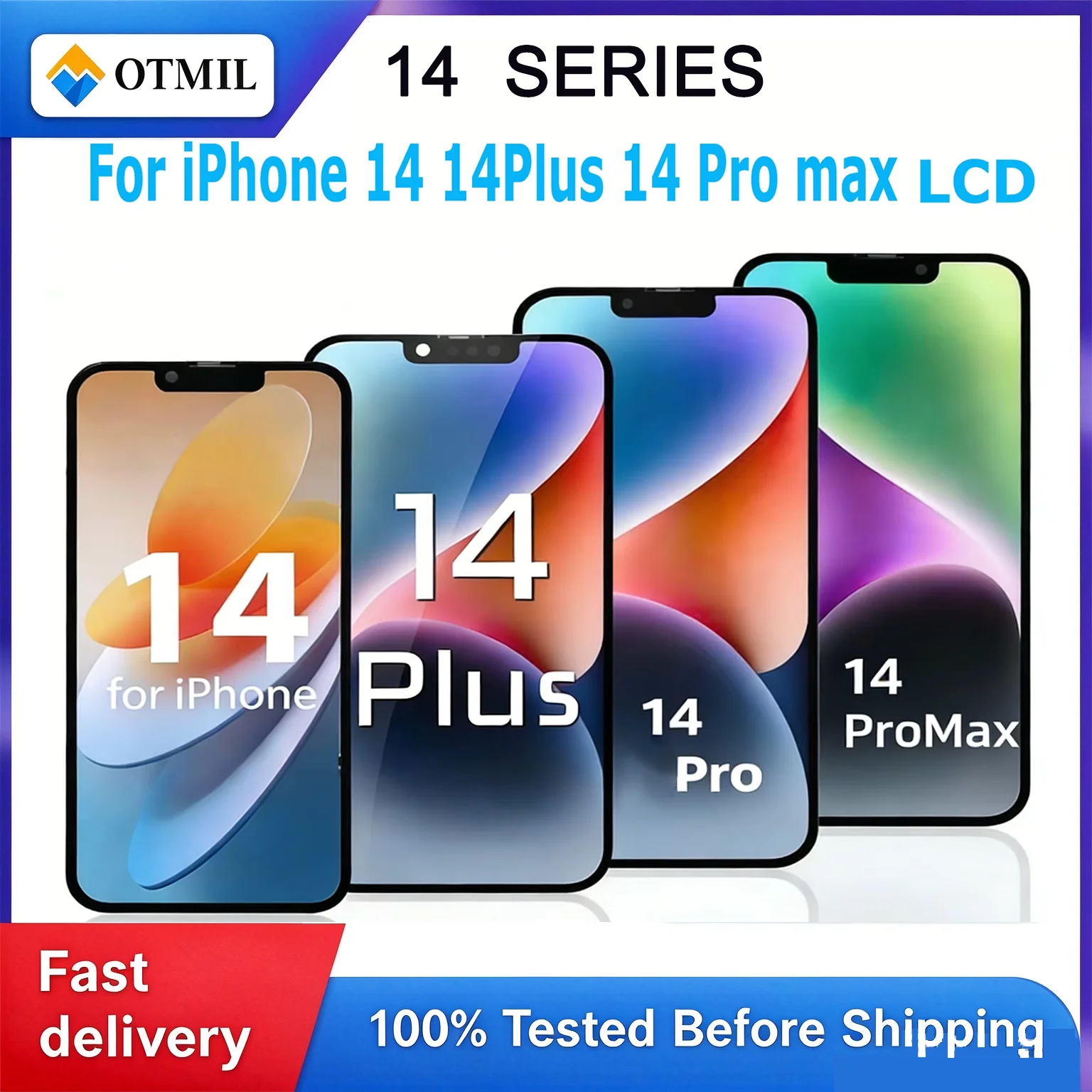 For IPhone14 14 Plus14 pro14Pro Max Screen Replacement OLED Incell LCD Display Digitizer With Repair Kit Easy Installation