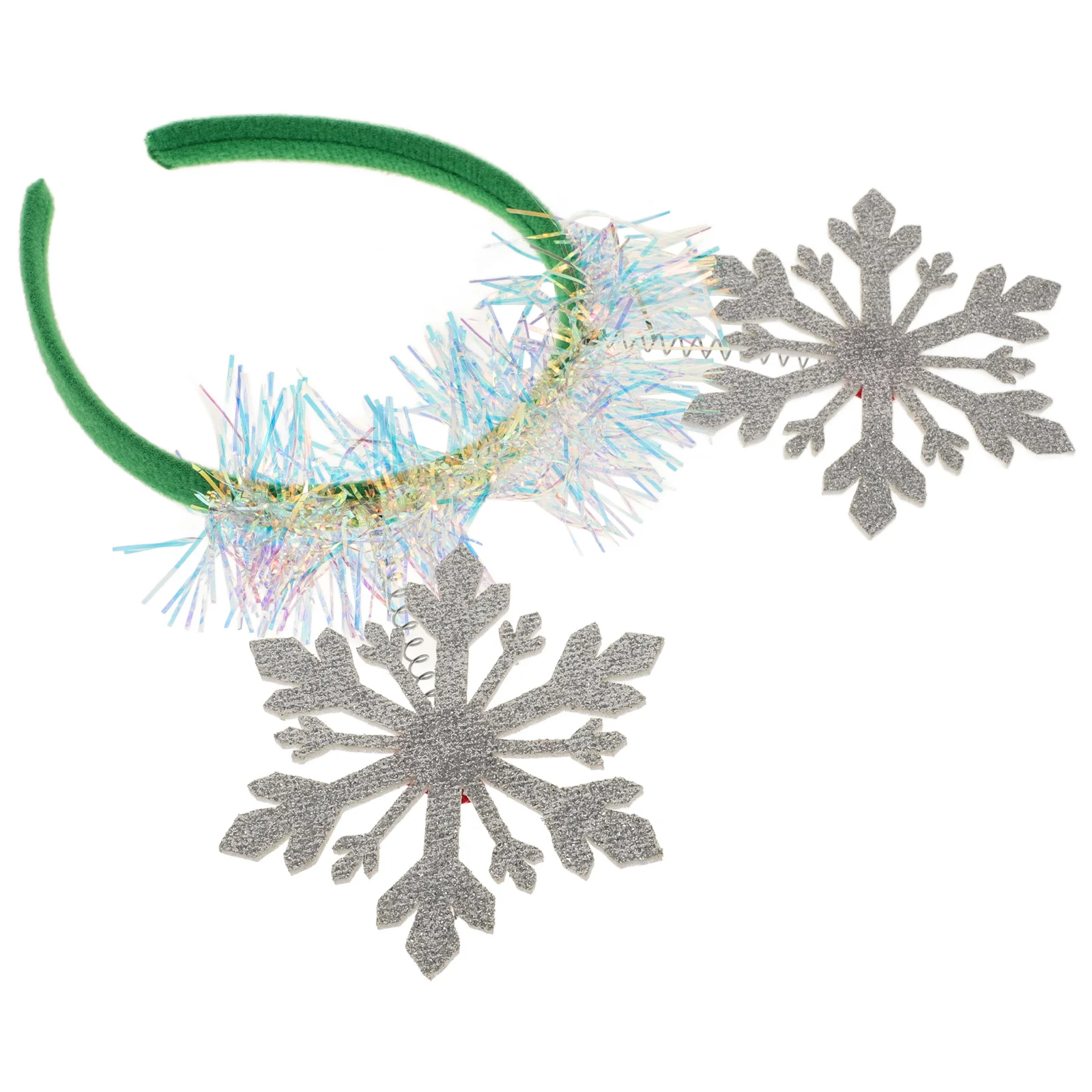 

Snowflake Head Hoop Hair Decoration Girls Headbands Headgear Holiday for Women The Pet Glitter